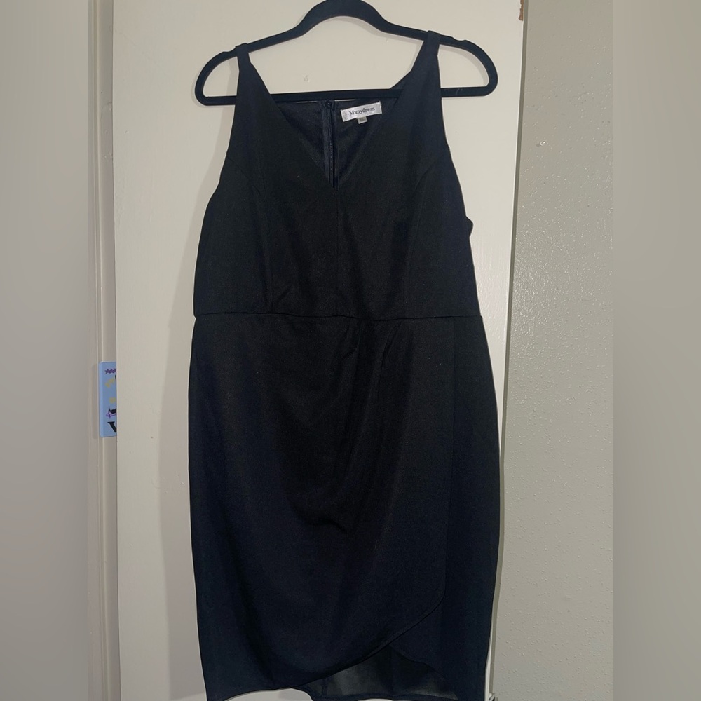Women’s Bodycon Sleeveless Deep V Neck Wrap Ruched Dress